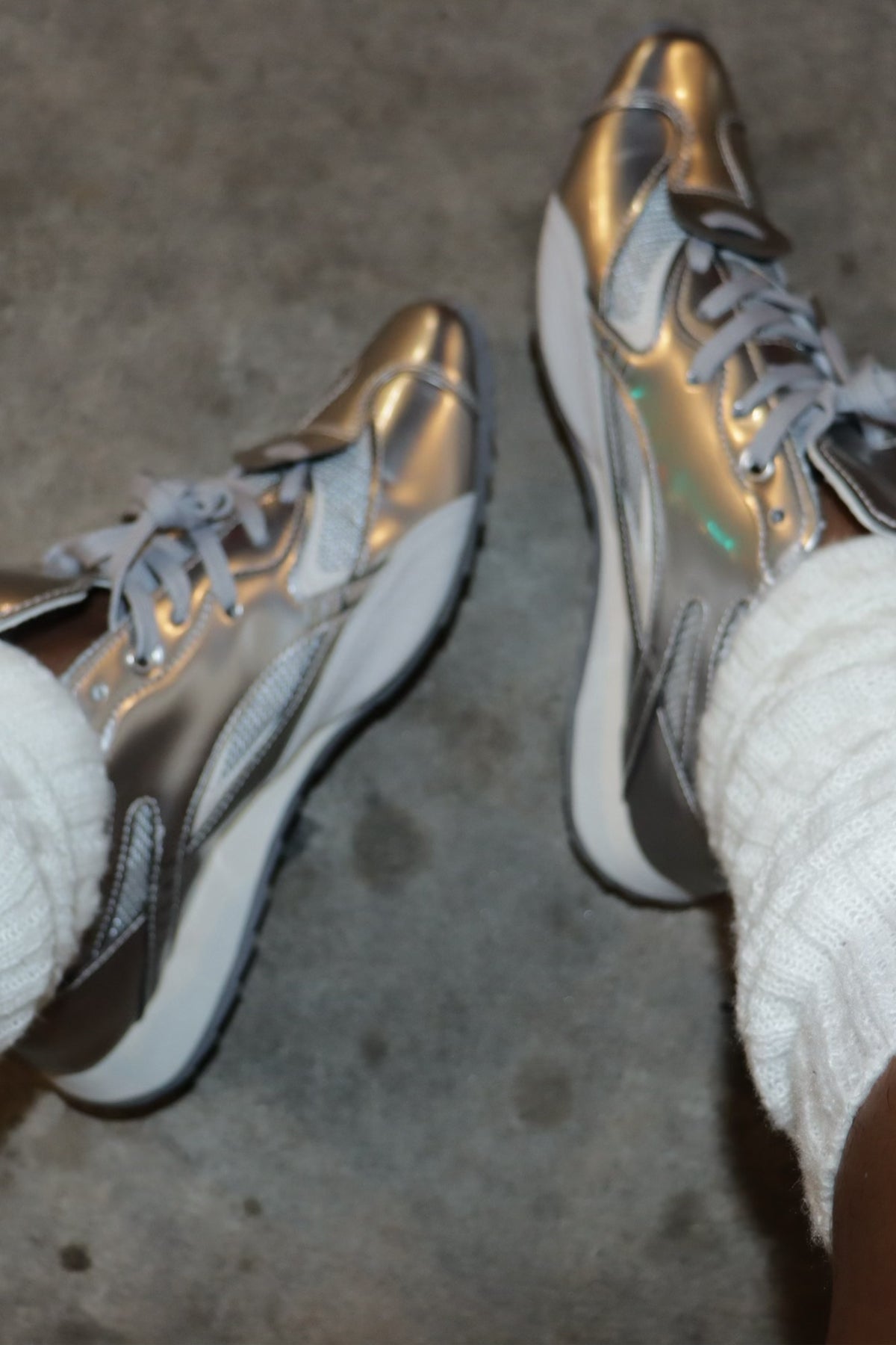 Chrome Crush Sneakers